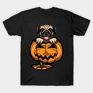 Pug Pumpkin T-Shirt